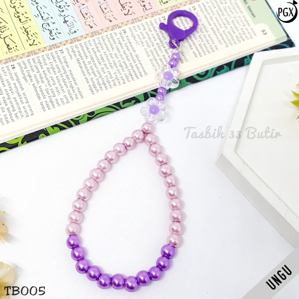 PGX Tasbih Gantungan Kunci 2in1 Isi 33 Butir Fashion Muslim TB005