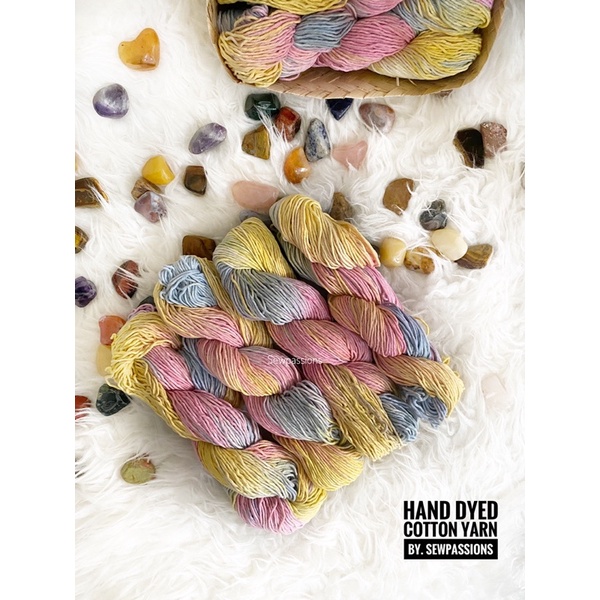 HAND DYED COTTON YARN by. Sewpassions