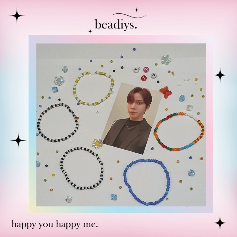 ATEEZ Yunho Bracelet / Gelang Beads Inspired / Gelang Manik KPOP