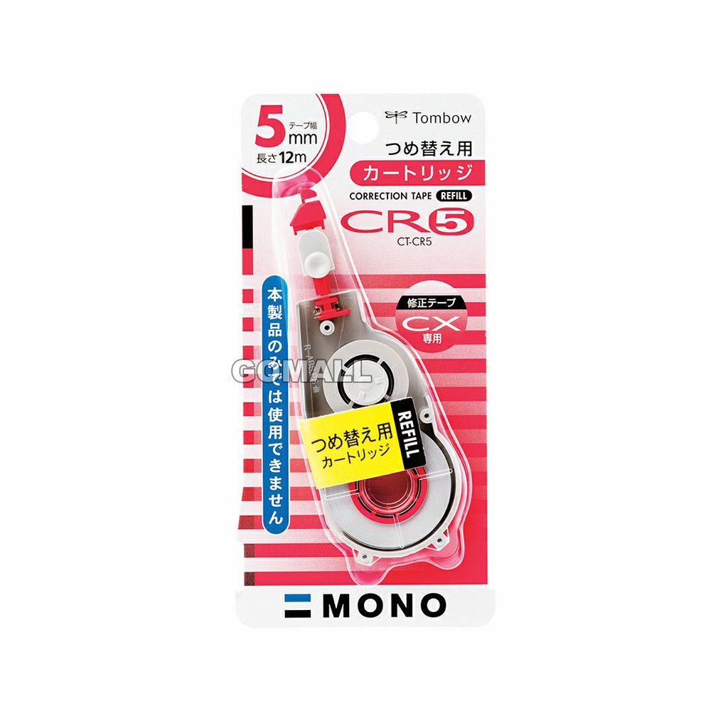 

Tombow Mono Refill Correction Tape CT-CR5 Tip-ex kertas 12M
