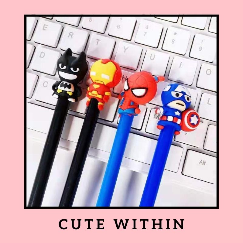 

PULPEN GEL AVENGER KARAKTER MARVEL PENA DISNEY SUPERHERO DC