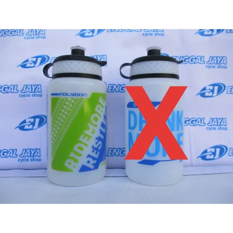 Botol Minum Polygon Original Ride More & Drink More - Botol Minum Sepeda - Botol Minum