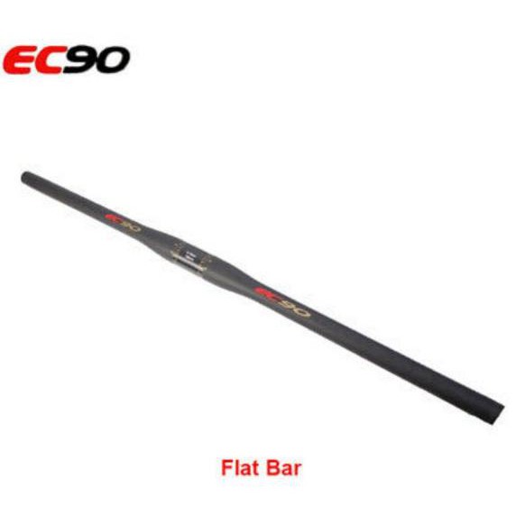 Handlebar EC90 Full Carbon Size 31.8mm Panjang 720mm Flat bar - Stang Karbon Sepeda MTB
