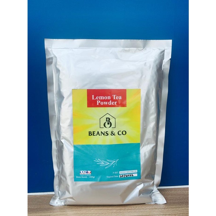 

(BISA COD) Bubuk minuman lemon tea 1kg TERPERCAYA Kode 985