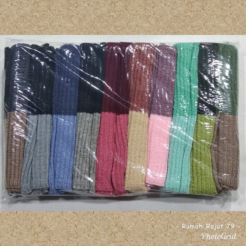 Ciput Inner Hijab Rajut Annisa dua warna premium.