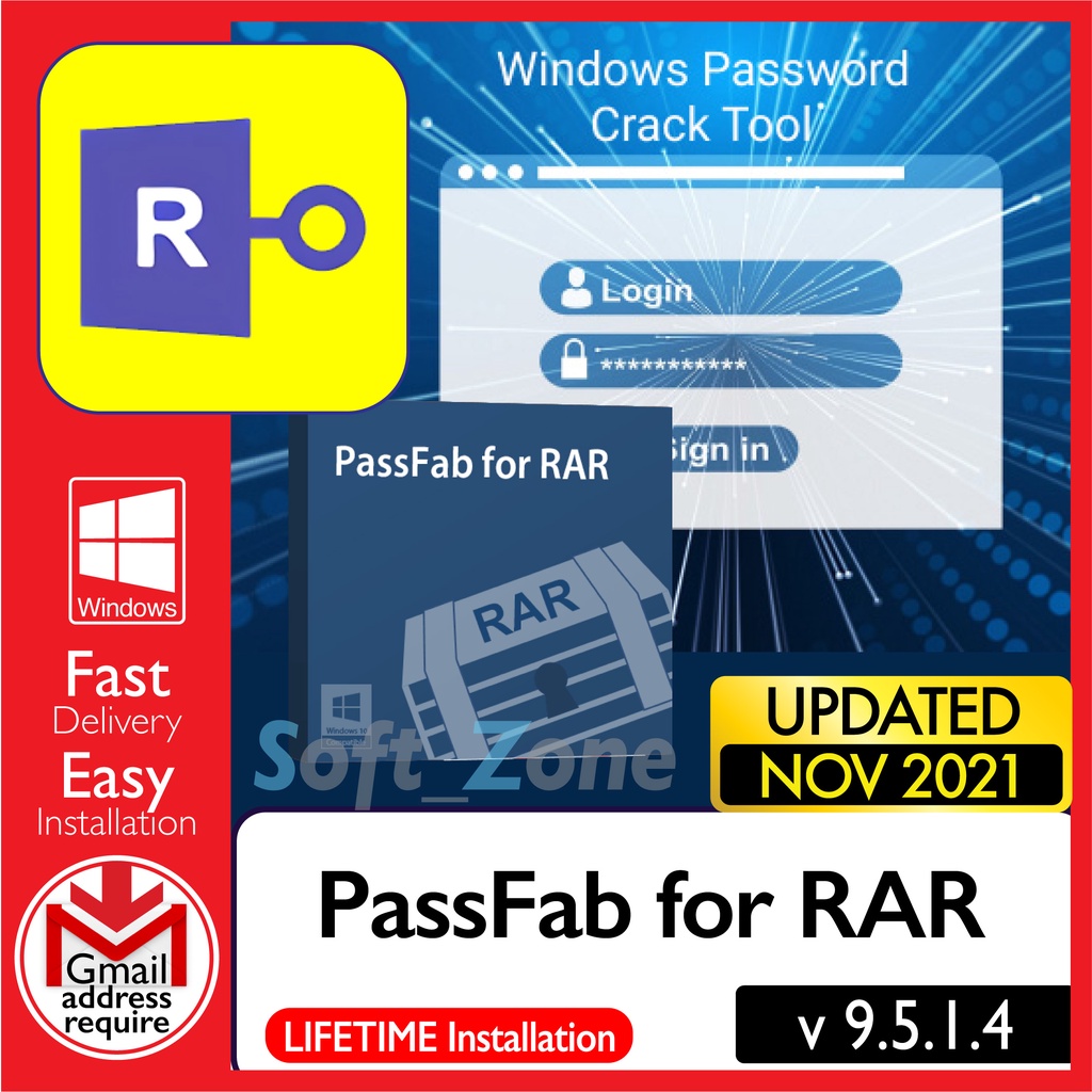

PssFb fr RAR 9.5.1.4 - Unlck Psswrd Prtctd Fls crtd by RAR/WnRAR [WINDOWS x64] - Dgtl Dwnld