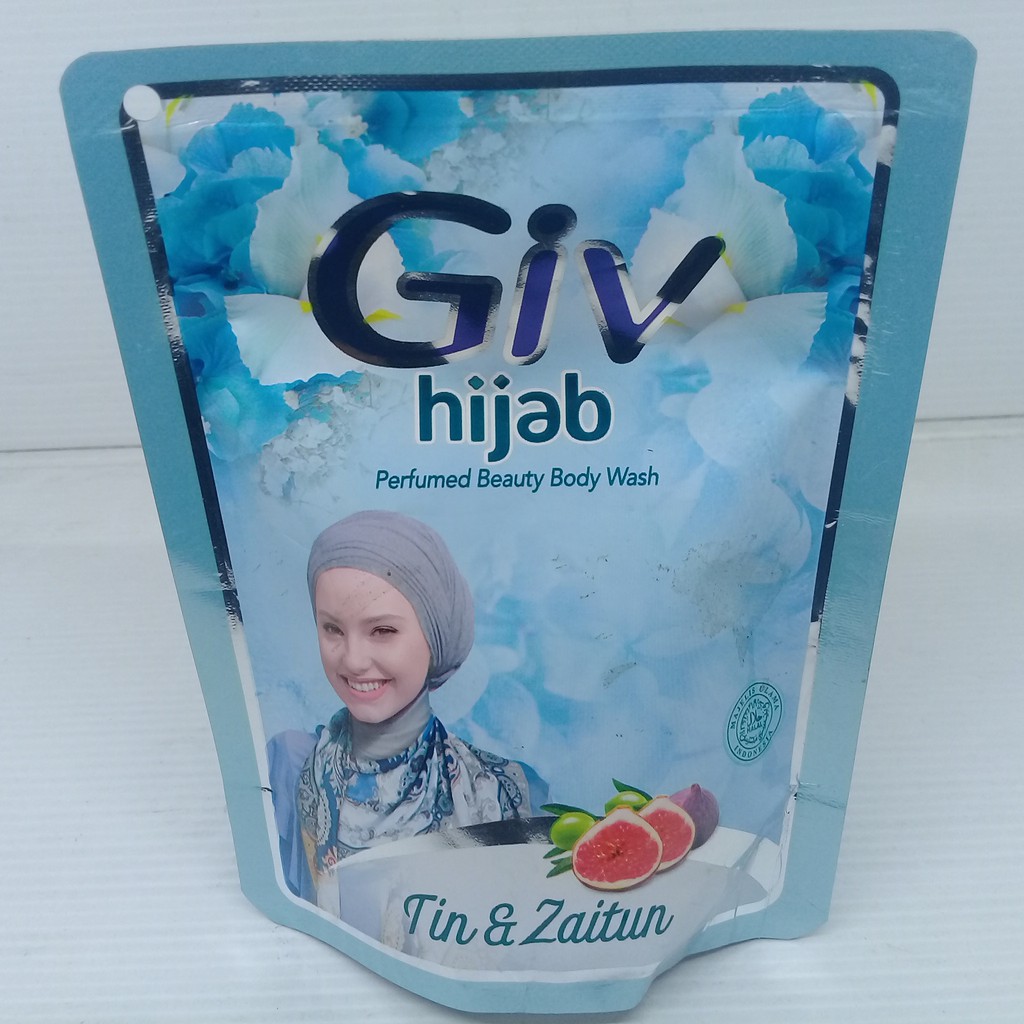 sabun giv 60ml refill sabun cair mandi giv 60 ml giv hijab biru sabun kondangan nikahan sovenir mini