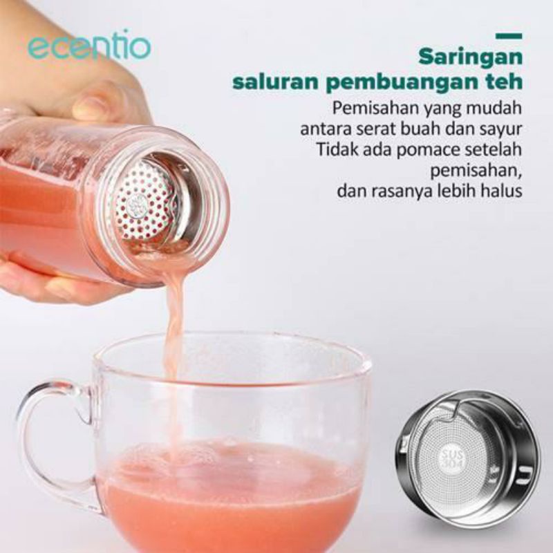 Ecentio Portable Juicer PTCE-1401 380ml Pink