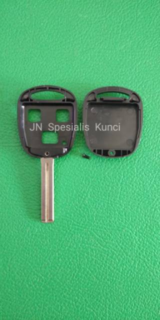 Casing kunci toyota harrier, land cruiser, alphard 3 tombol blade 48