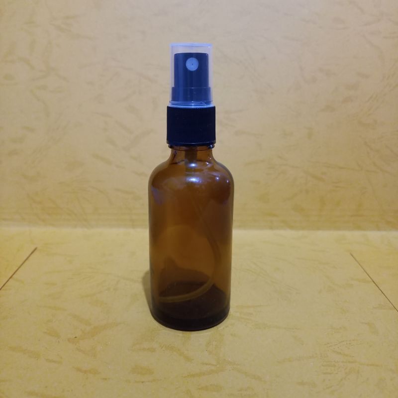 Botol Spray 50ml Kaca Coklat