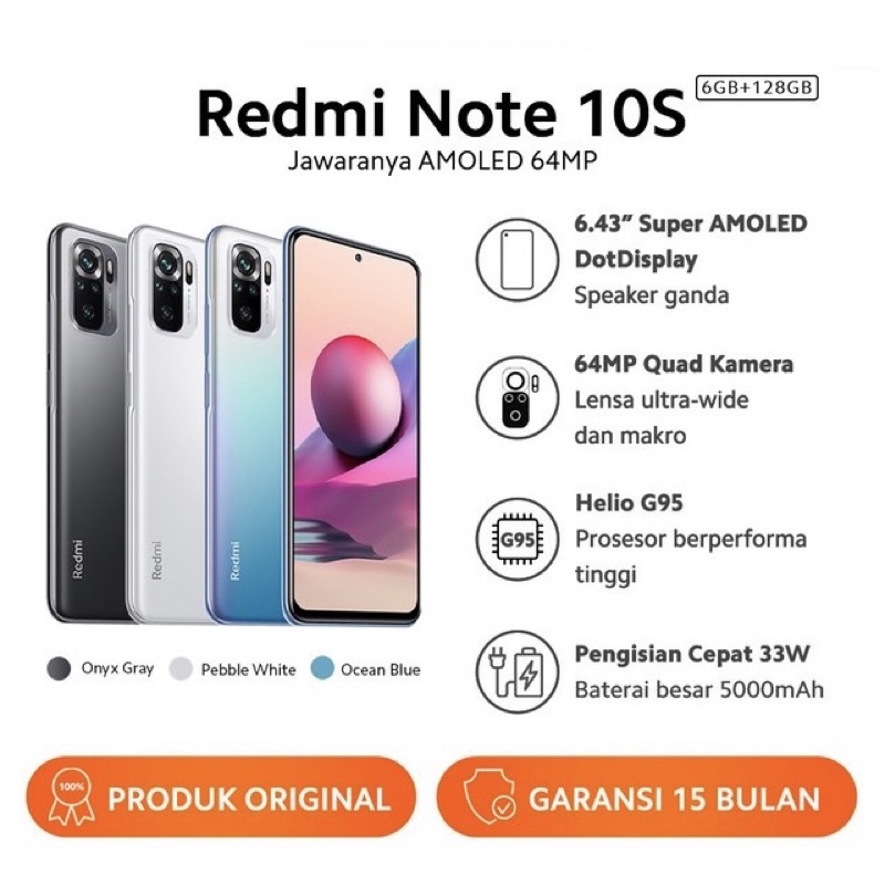 redmi note 10s garansi resmi indonesia