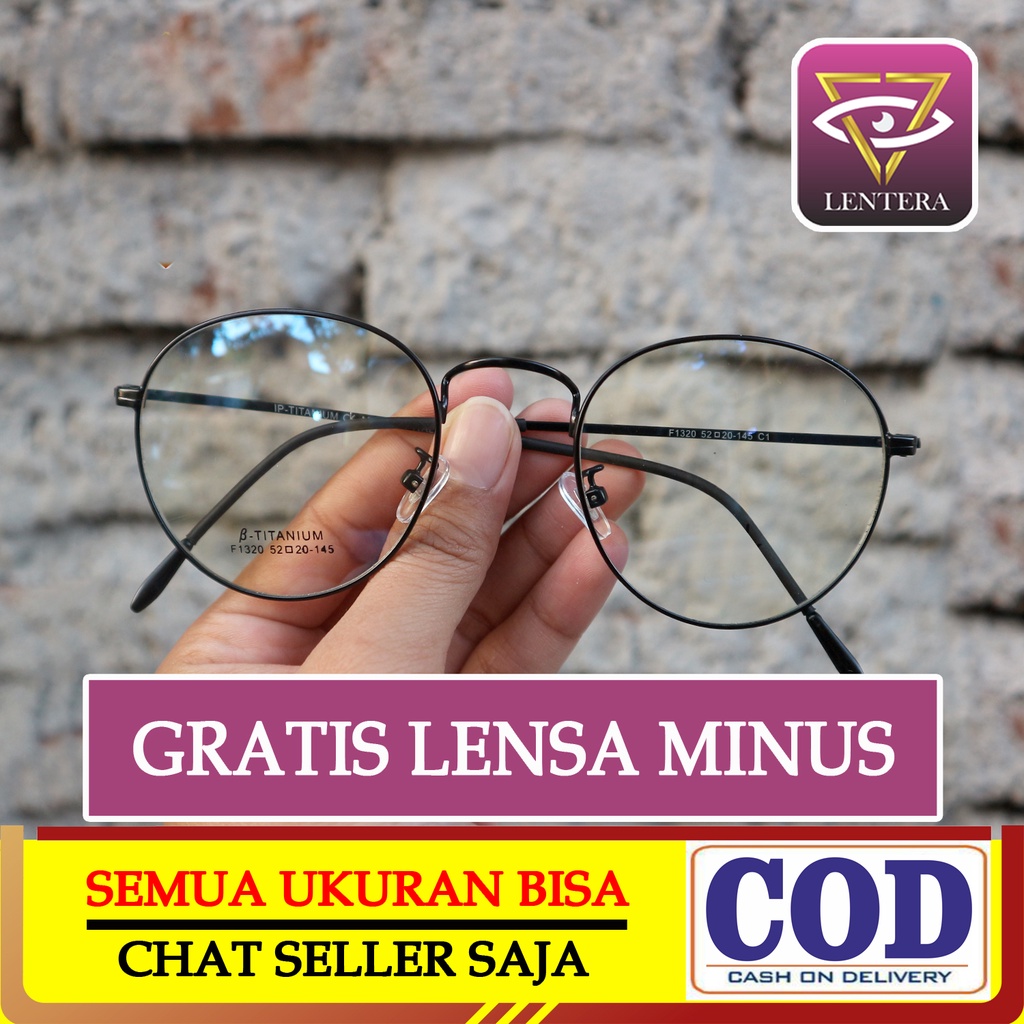 LENTERA - LT029 - Kaca mata Optik Antiradiasi Photochromik Gaya Terbaru Minus