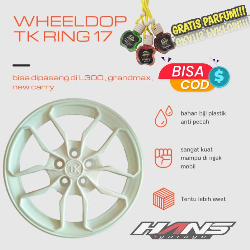 WHELDOP TK LENTUR RING17 TK MIRIP HYUNDAI BARU PLASTIK BUKAN FIBER L300 GRANDMAX CARRY (TK LAMA)