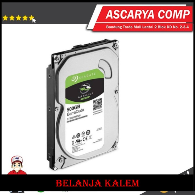 HDD SEAGATE 500GB SATA / HARDDISK PC 3.5" 500GB SEAGATE SATA PART KOMPUTER