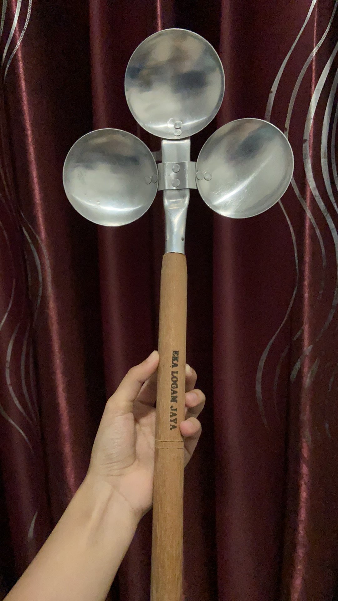 Cetakan Spatula Bakwan Sutil Bakwan Gorengan Cetakan Ote-ote Weci Anti Lengket Murah 3 Lubang