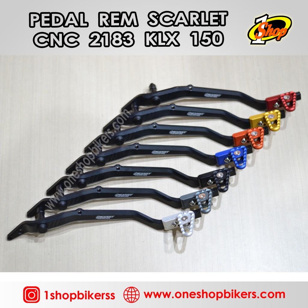 Pedal Rem Scarlet CNC 2183 KLX 150