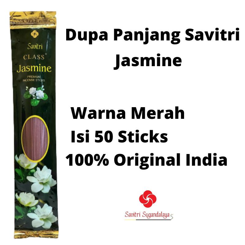 Dupa Hio Red Bathi Jasmine By Savitri Isi 50 Sticks