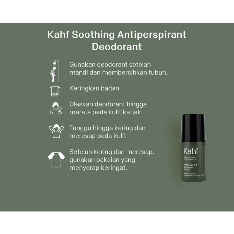 Kahf Shoothing Antiperspirant Deodorant Roll On 50ML