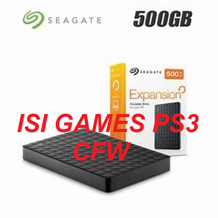 Jual HDD EKSTERNAL / HARDDISK EXTERNAL FULL GAME PS3 CFW 500GB | Shopee ...