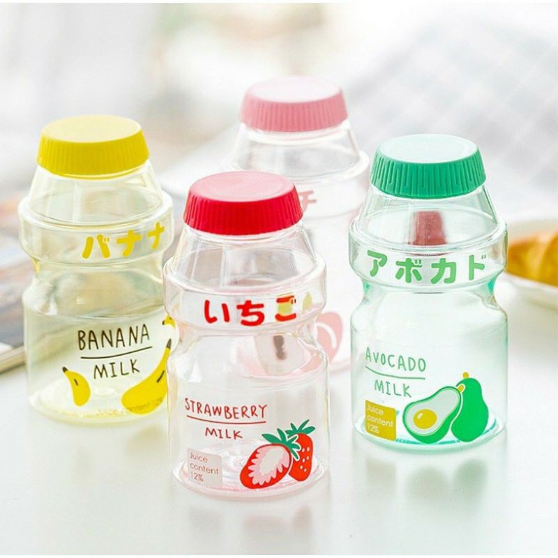 BOTOL MINUM FRUIT BENING UNIK LUCU BOTOL MINUM ALA KOREA 480 ml