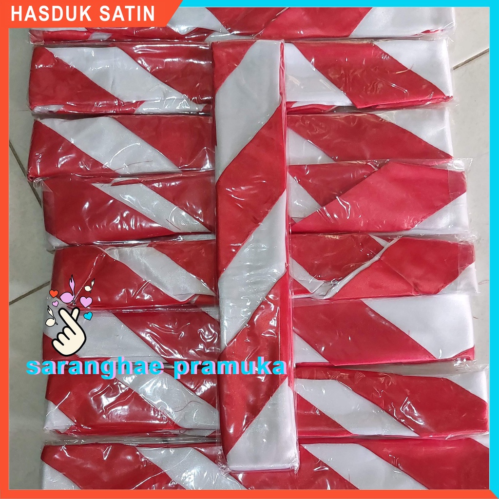 Hasduk Satin Kacu Setangan Leher Pramuka Saten