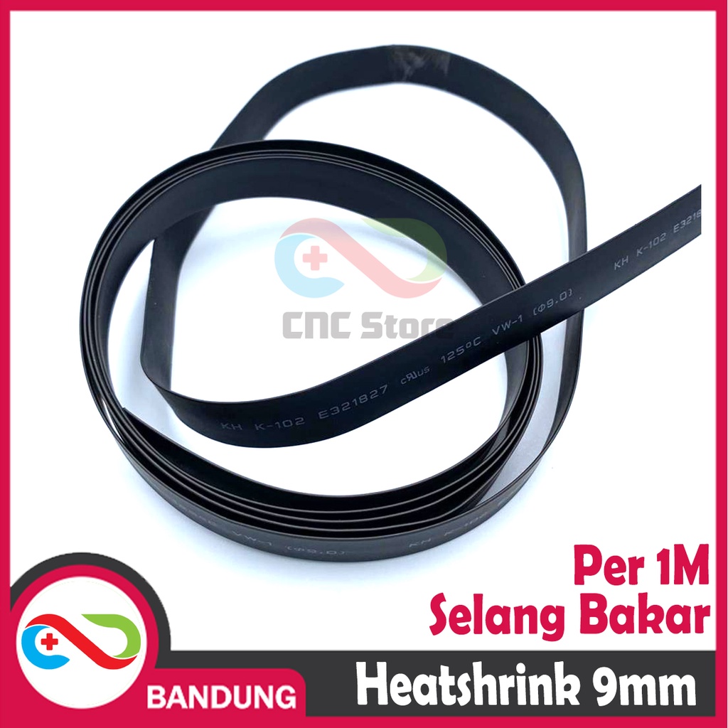 HEATSHRINK 9MM HEAT SHRINK SELANG BAKAR SELONGSONG PER 1M TUBING