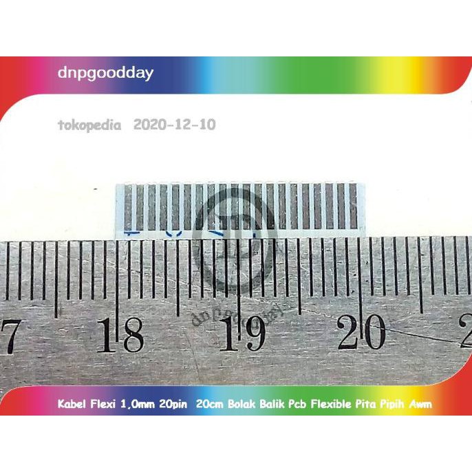 

Kabel Flexi 1,0Mm 20Pin 20Cm Bolak Balik Pcb Flexible Pita Pipih Awm Dnpgood11 Murah