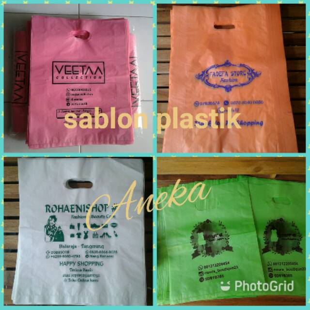 

Plastik Sablon Plong 28x35 Plastik Sablon Packing Olshop