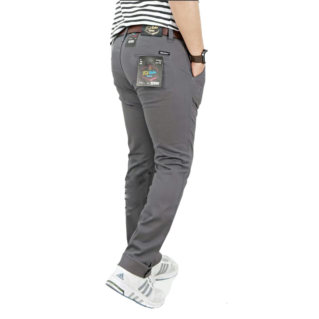 UNIQLO Celana Chino Panjang Pria Premium Quality Size S M L XL-ImRules ( Abu )
