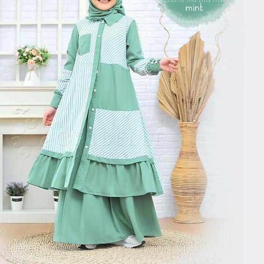 ⅎ Gamis anak Ashley Kids / gamis anak remaja / gamis remaja / gamis remaja terbaru . ❉
