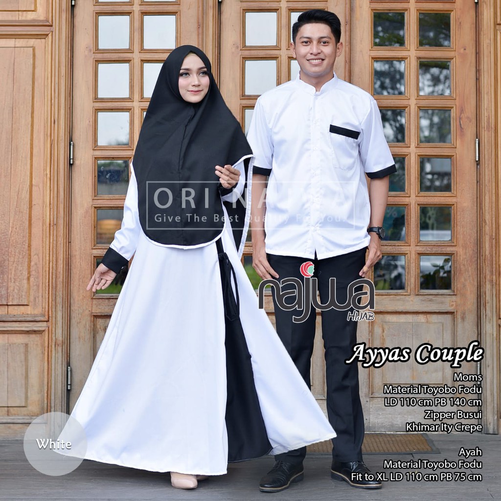 Ayyas Couple By Najwa| Suplier Hijab Solo| Grosir