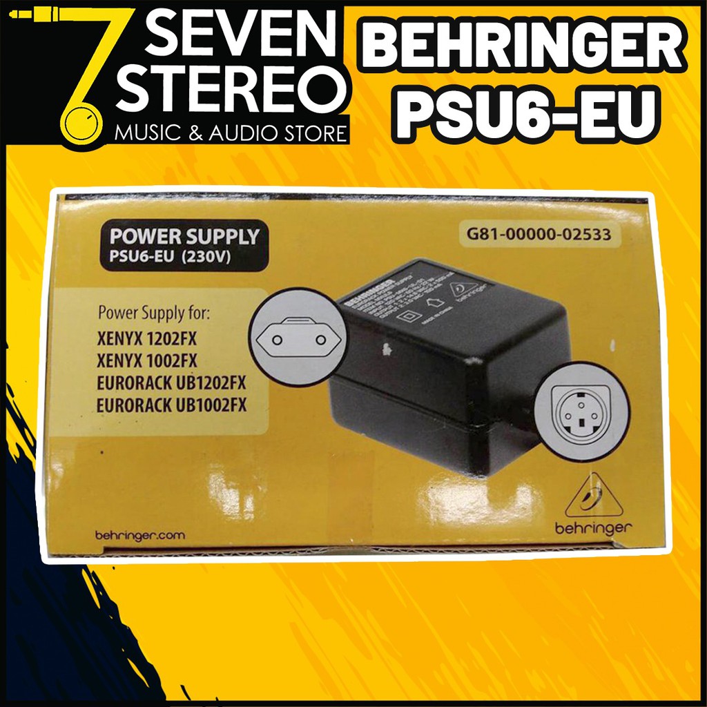 Adaptador corriente 230v. Behringer PSU6-EU 