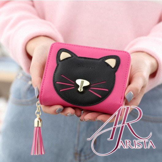 DOMPET CAT FACE - Dompet lipat wanita