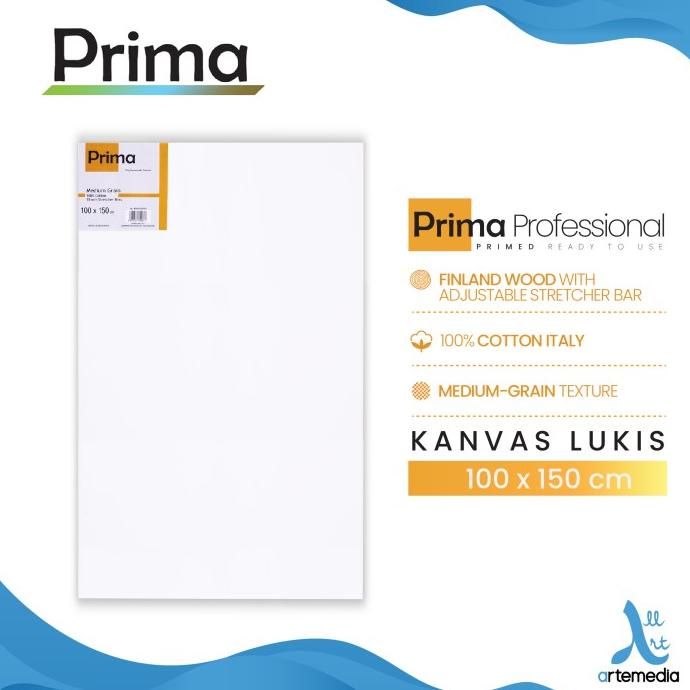 

Kanvas Lukis Prima Professional 100x150cm Cotton Canvas