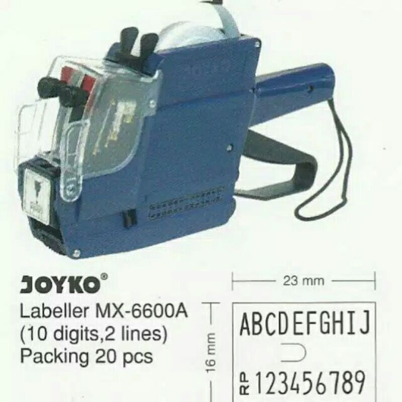 

Label Harga 2 Line Joyko MX 6600A High Quality #Best Product