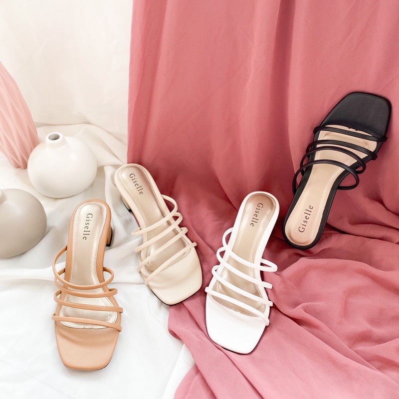 Giselle Colls - Alora Sandal Heels Wanita 5 cm