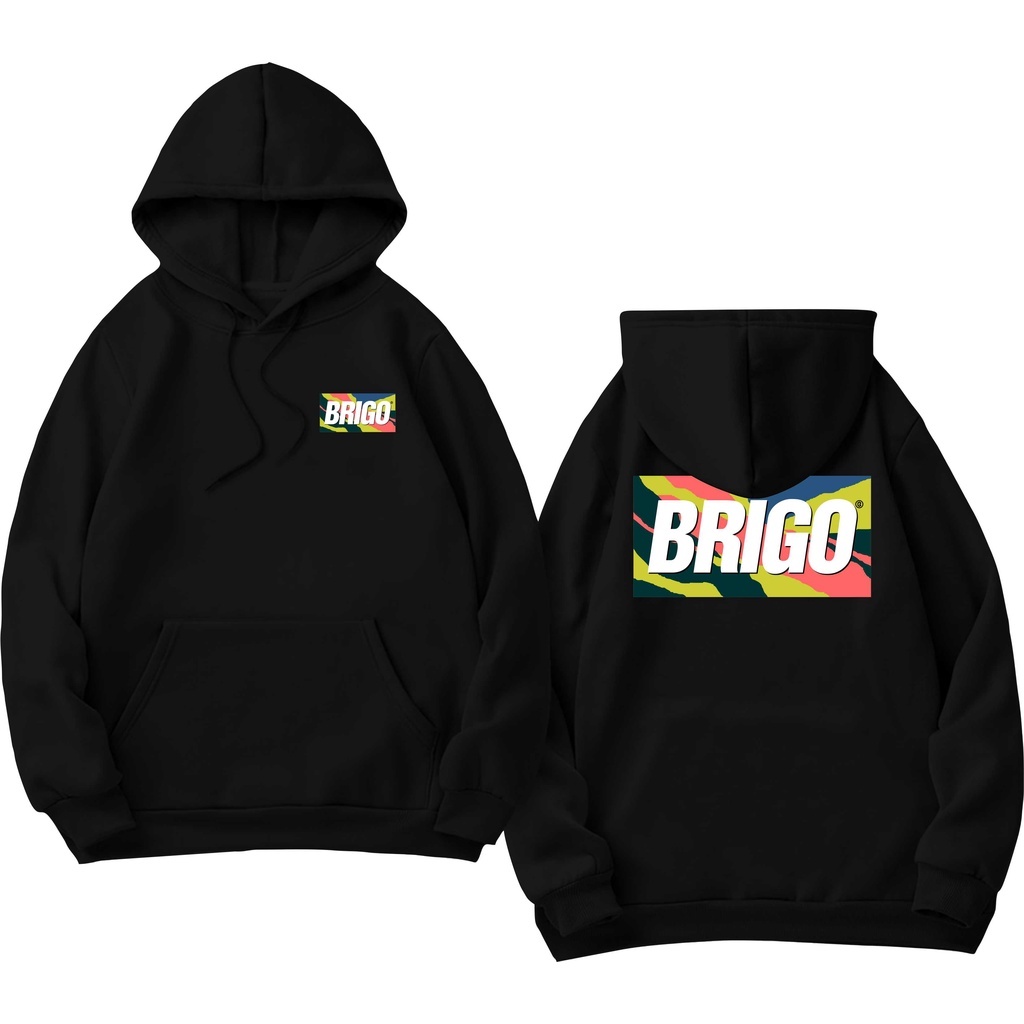 BRIGO Jumper Hoodie ABSTRAK II Sweater Hoodie BRIGO ABSTRAK Sablon DTF Fleece Cotton M-XXL (Pria &amp; Wanita) Free stiker&amp;Gantungan Kunci