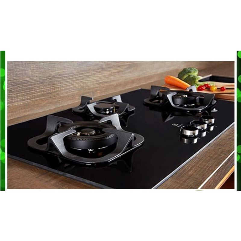 Kompor tanam gas Electrolux EGT7828CK Gas Hob Potenza 78cm dengan 2 tungku