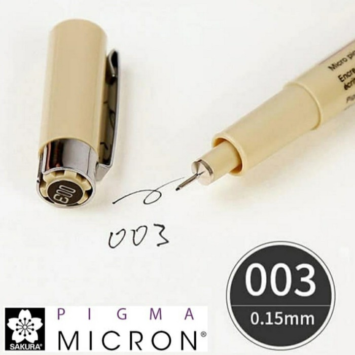 

Pendrawing- Sakura Pigma Micron 003 & 005 - Black, 005 -Drawing-Pen.