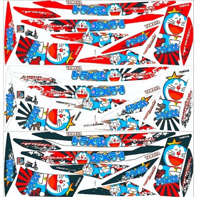 Striping Mio Soul Variasi Stiker Sticker Skotlet Scotlite Motor Scotlite List Lis Skotlet Lis L Body