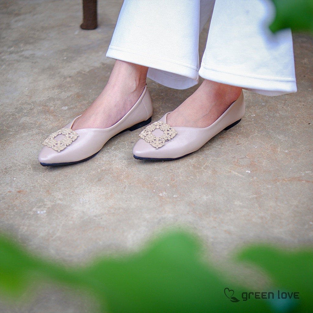 Green Love Sepatu Flat SABRINA