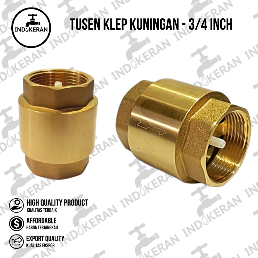 INDOKERAN - Tusen Klep Kuningan - 3/4 Inch