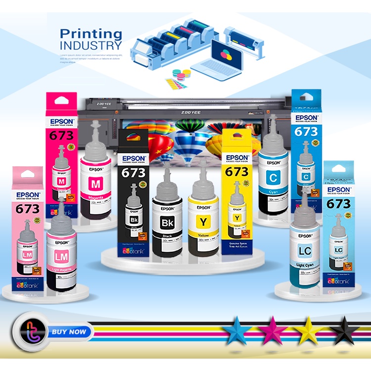 TINTA PRINTER  673 ALL SERIES L800 L805 L850 L1800