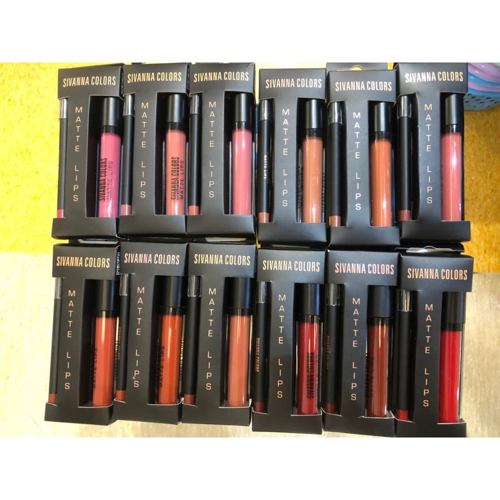 Best seller sivanna colors matte lips lipstik sivanna original