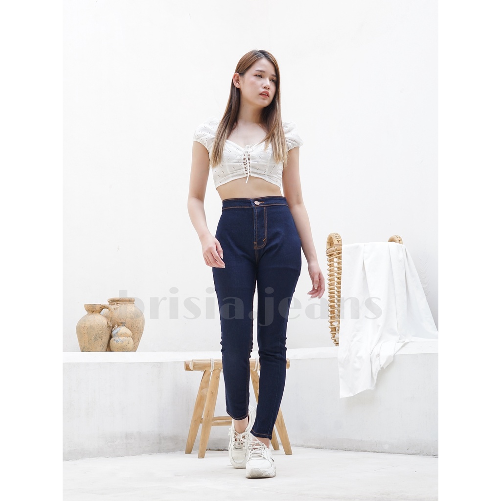 [SIZE 27-34] SO-HEE Highwaist Jeans Skinny / Celana Jeans Panjang Wanita Bigsize