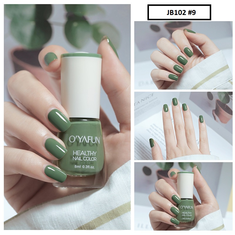 OYAFUN [ORIGINAL] BARU Peel Off kutek JB102 cat kuku halal muslimah Gel Nail polish O'yafun Kuteks