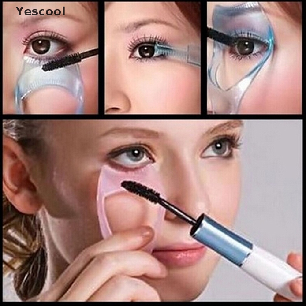 Yescool Maskara + Eyeliner 3 In 1 Warna Pink Untuk Makeup / Kosmetik Wanita