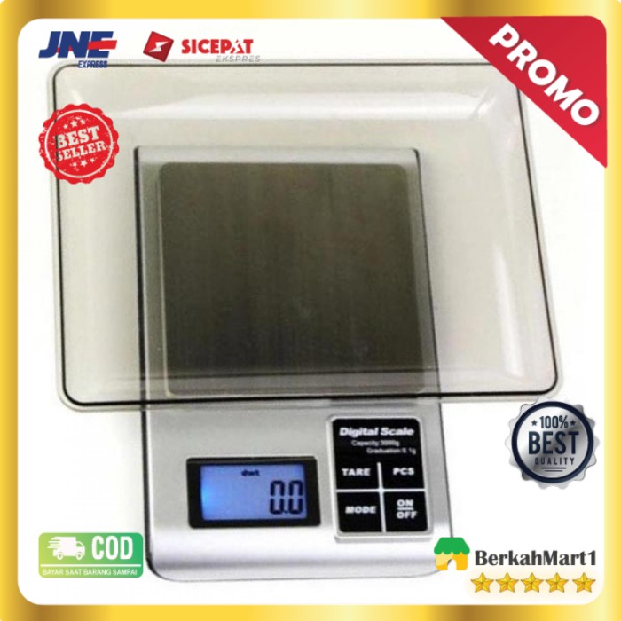 Timbangan Elektrik LED Digital Electronic Jewelry Scale 3000g x 0.1g