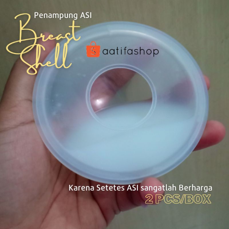 Wadah Penampung ASI isi 2pcs / Breast Shell / Breast Milk Collection Shell / Breast Pad Silikon