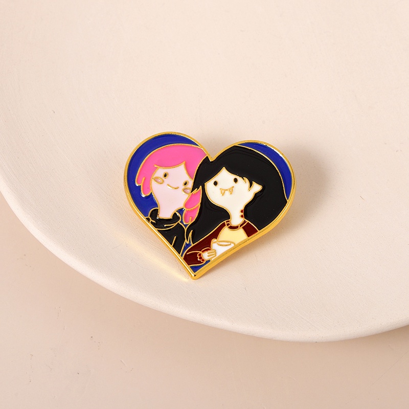 Bros Pin Enamel Desain Kartun Anime Petualangan Untuk Ransel